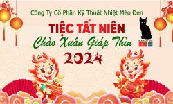 Tiệc tất niên công ty Mèo Đen Chào xuân giáp thìn 2024