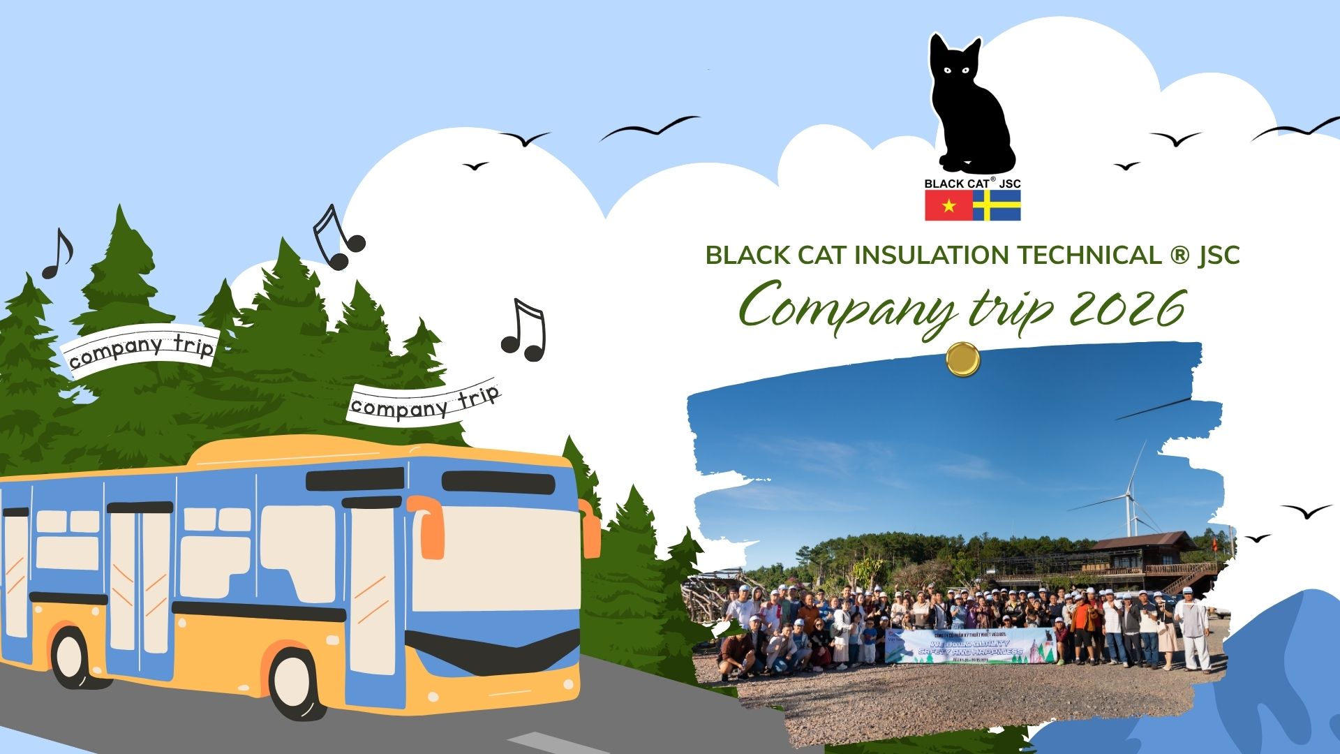 Black Cat® JSC organized Company Trip 2026 in Da Lat.