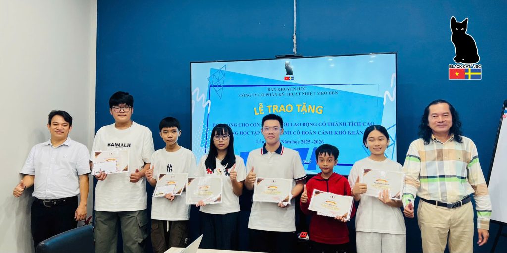 the Scholarship Fund of Black Cat Insulation Technical® JSC organized its 8th scholarship award program and support program for employees’ families facing special difficulties