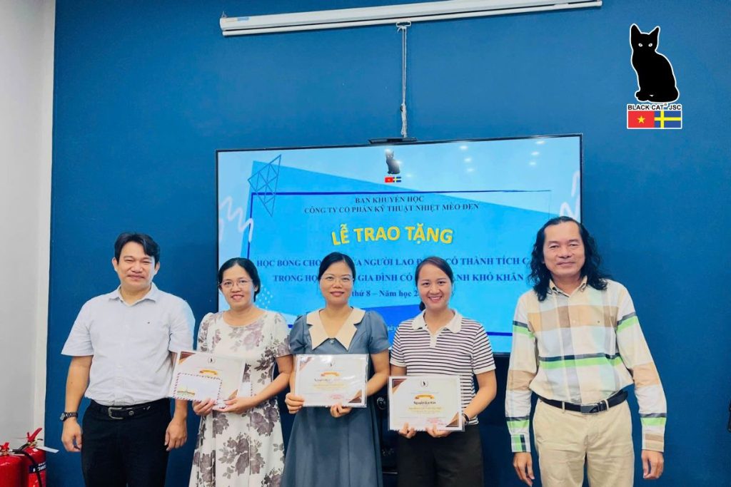 the Scholarship Fund of Black Cat Insulation Technical® JSC organized its 8th scholarship award program and support program for employees’ families facing special difficulties