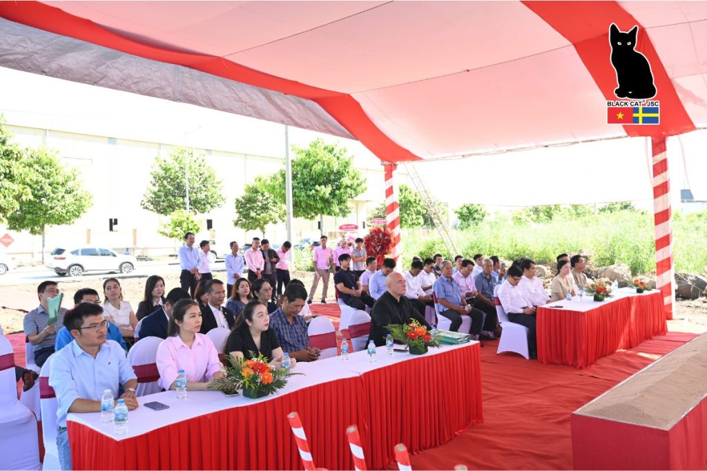 An overview of the groundbreaking ceremony for the new factory at Dat Do I Industrial Park, 20 October 2026.